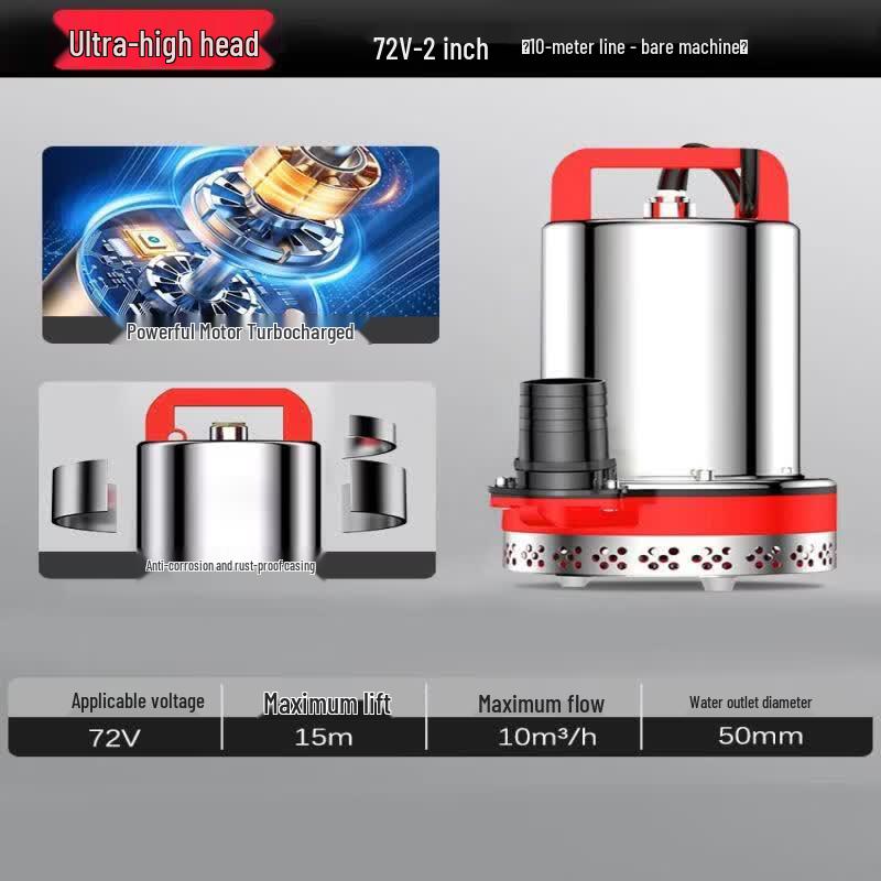 Jundingying Multi-Voltage DC Submersible Water Pump for Electric Vehicles