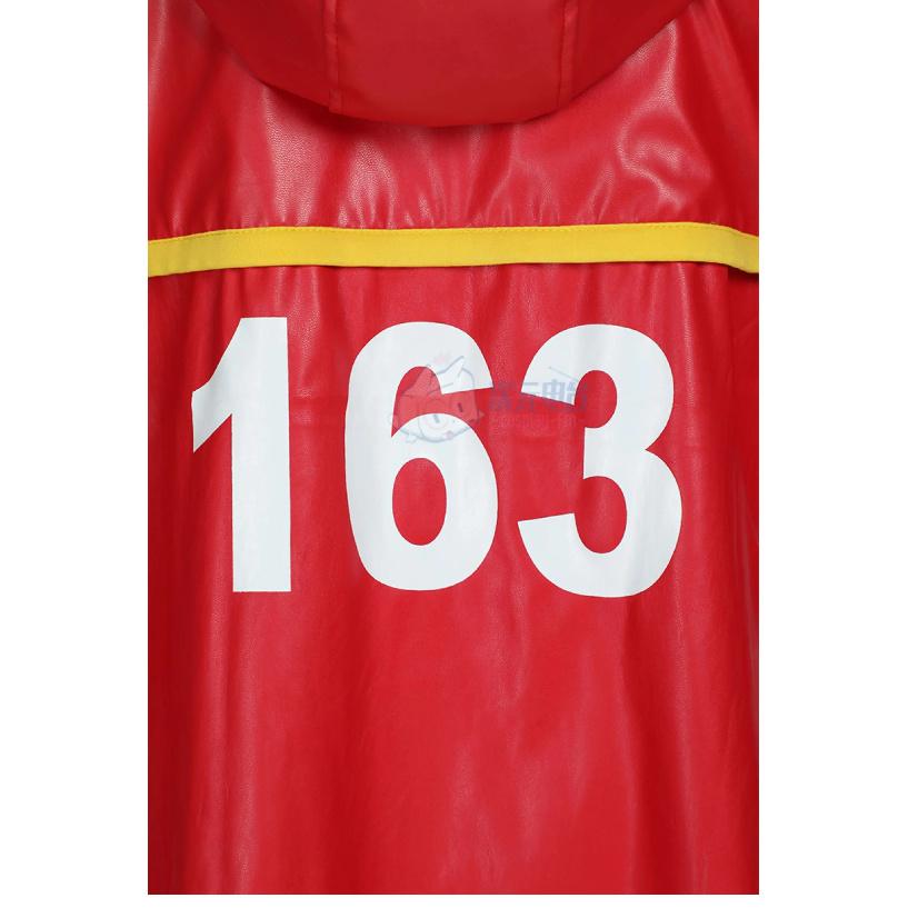 Monkey D Luffy Egghead Cospaly Costume Anime OP Red leather coat skirt hat shoe cover Halloween party cute woman man uniform