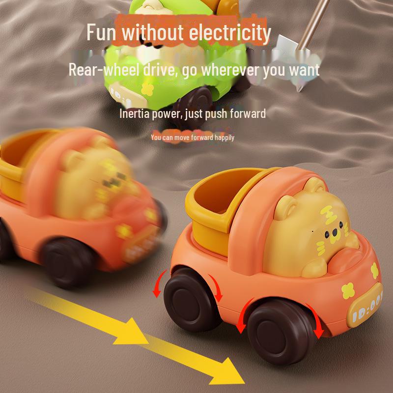 Pet Inertia Cartoon Excavator: Fun Children's Toy Gift