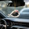 Декор для автомобиля с личностью, 2 шт., Подвесное украшение 'Спящая собака', Акриловый 2D плоский кулон, Прочное украшение, Милый животный брелок на зеркало заднего вида, Рождественский подарок