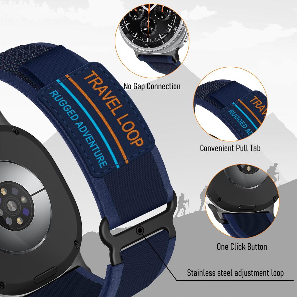 Спортивный ремешок Trail loop для Samsung Galaxy Watch 8/8 classic band 40мм 44мм 46мм Аксессуары спортивный нейлоновый браслет ремешок Galaxy watch 8 ремешок