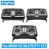 LHD RHD Car Rear Fresh Air Conditioning AC Vent Grille Outlet Cover ForBMW X5 X6 E70 E71 E72