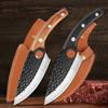 Kitchen Cleaver Butcher Knife Chef Meat Fish Cutting Forged Slicing Boning Peeling Knife Professional Cooking Utility Knife