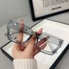 Квадратные компьютерные очки с толстой оправой, защищающие от синего света, винтажные, большого размера, для женщин и мужчин, разноцветные оптические оправы