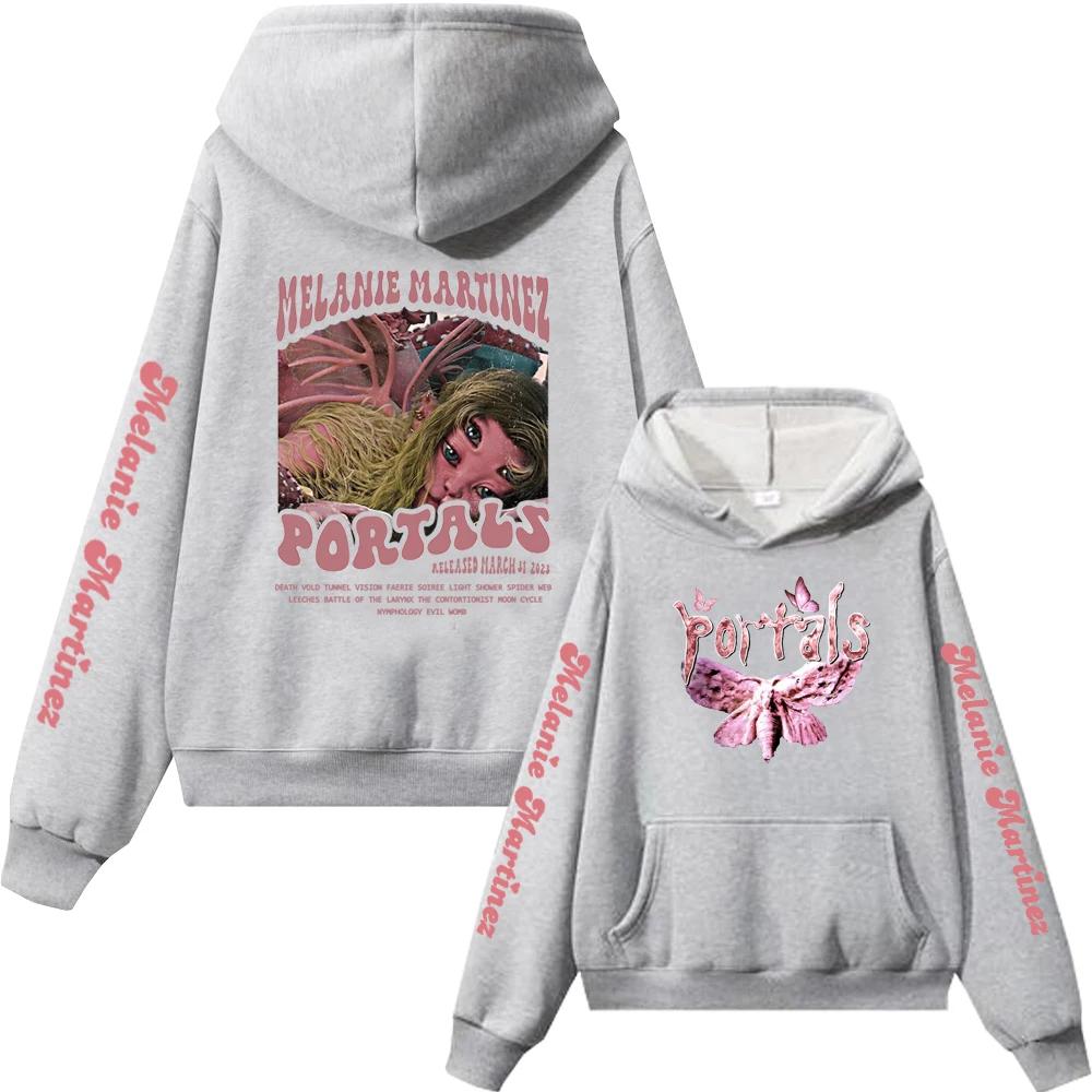 Melanie Martinez Portals Hoodies Print Men Woman Hip Hop Hoodie Hooded Sweatshirts Harajuku Pullovers Unisex Sports Suit Clothing