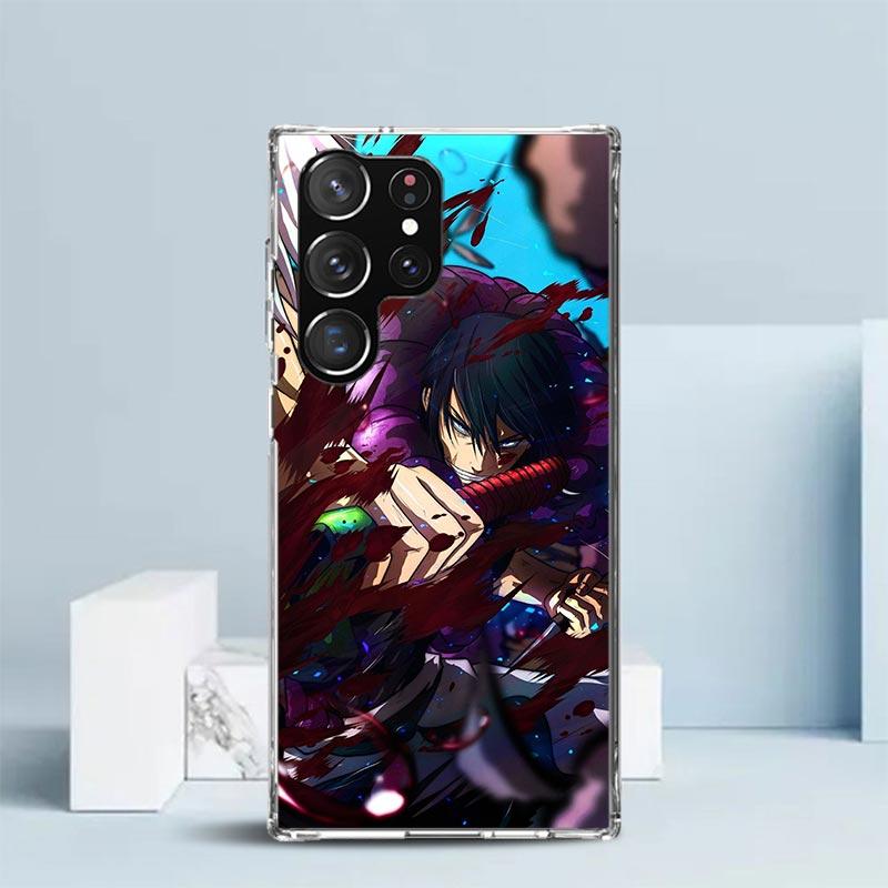 Kaisen J-Jujutsu Фушигуро Тодзи Чехол для телефона для Samsung Galaxy S24 S25 Edge S26 Ultra S22 S23 Plus S21 + S20 FE Мягкий ТПУ Задняя крышка