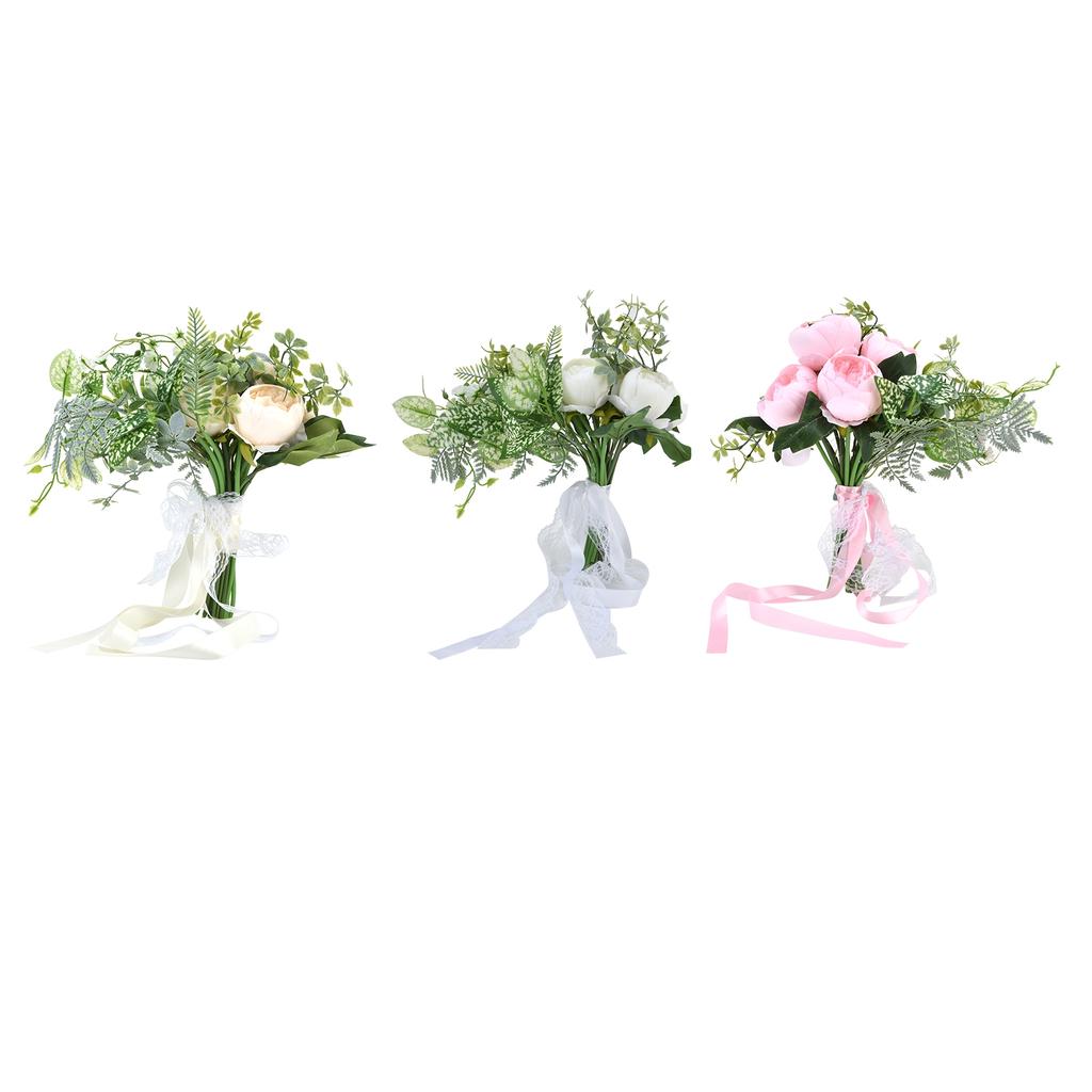 Букет цветов ручной работы невесты Свадебное моделирование Свадебные фото реквизит Букет для свадебных сцен Liv