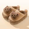 Children's Autumn and Winter Cartoon Panda Cotton Slippers