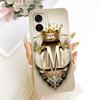 Чехол для Tecno Spark 9 Pro KH7 KH7n Чехол для Tecno Spark 9T Case KH6 Силиконовый Роскошная Корона Мода Буквы от A до Z 2D Расписной Корпус