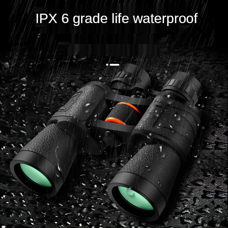 Мощный бинокль, профессиональный телескоп, высокое качество, большой объектив, HD, водонепроницаемые, с низким ночным видением, часы с луной для кемпинга