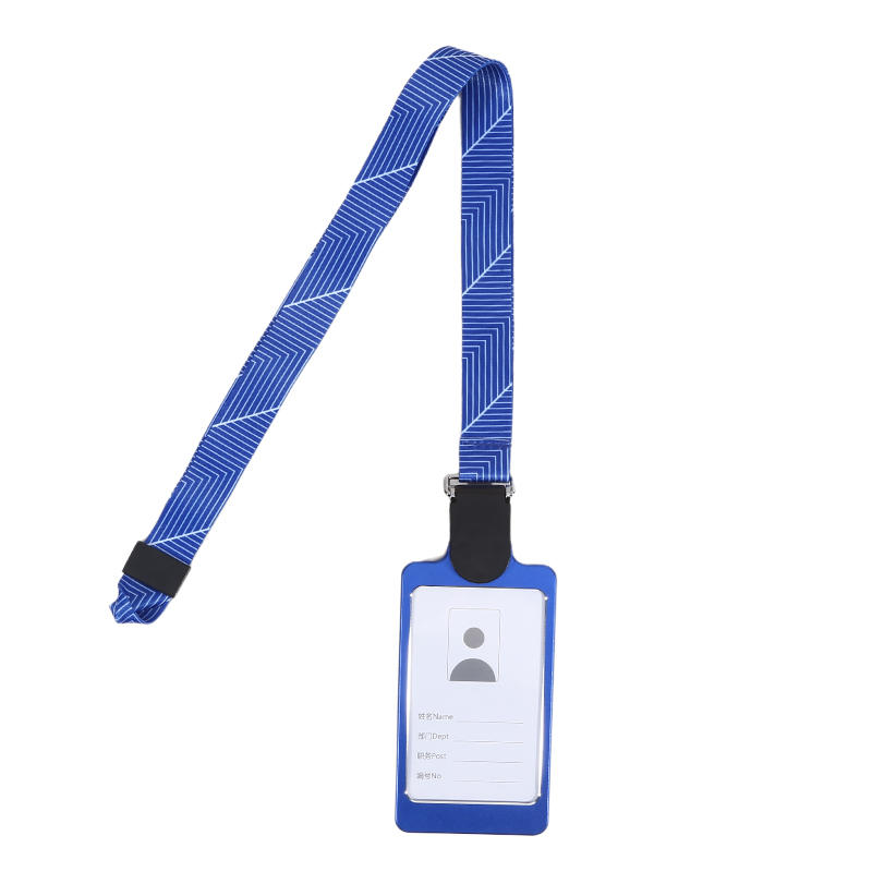 Professional ID Badge Holder with Retractable Reel Clear Card Case and Neck Lanyard for Office Security Workplace
