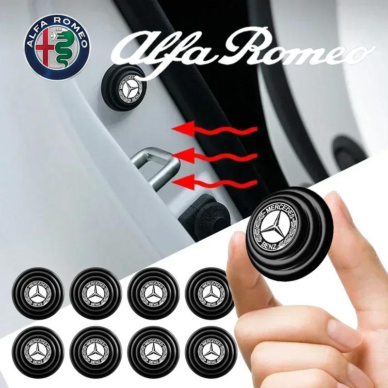 CQU1 Car Door Shockproof Pad Anti-collision Silicone Sticker for Mercedes Benz W203 W204 W205 W206 W212 W213 W222 W223 E300 C200
