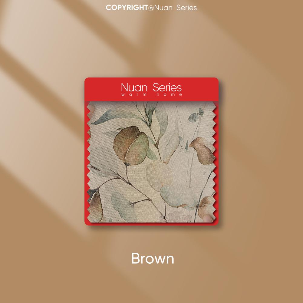 1 шт. серия Nuan, затемнение 70-80%, расписанные вручную зеленые шторы с растительным принтом, шторы в американском пасторальном стиле для спальни, гостиной, домашнего декора