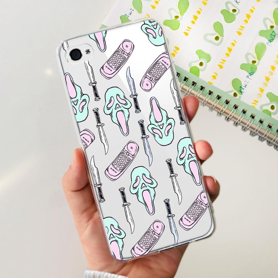 For iPhone 4 Case iPhone 4s Cover New Fashion Marble Transparent TPU Soft Silicone Funda For iPhone4 iPhone4s A1431 A1387 Bumper