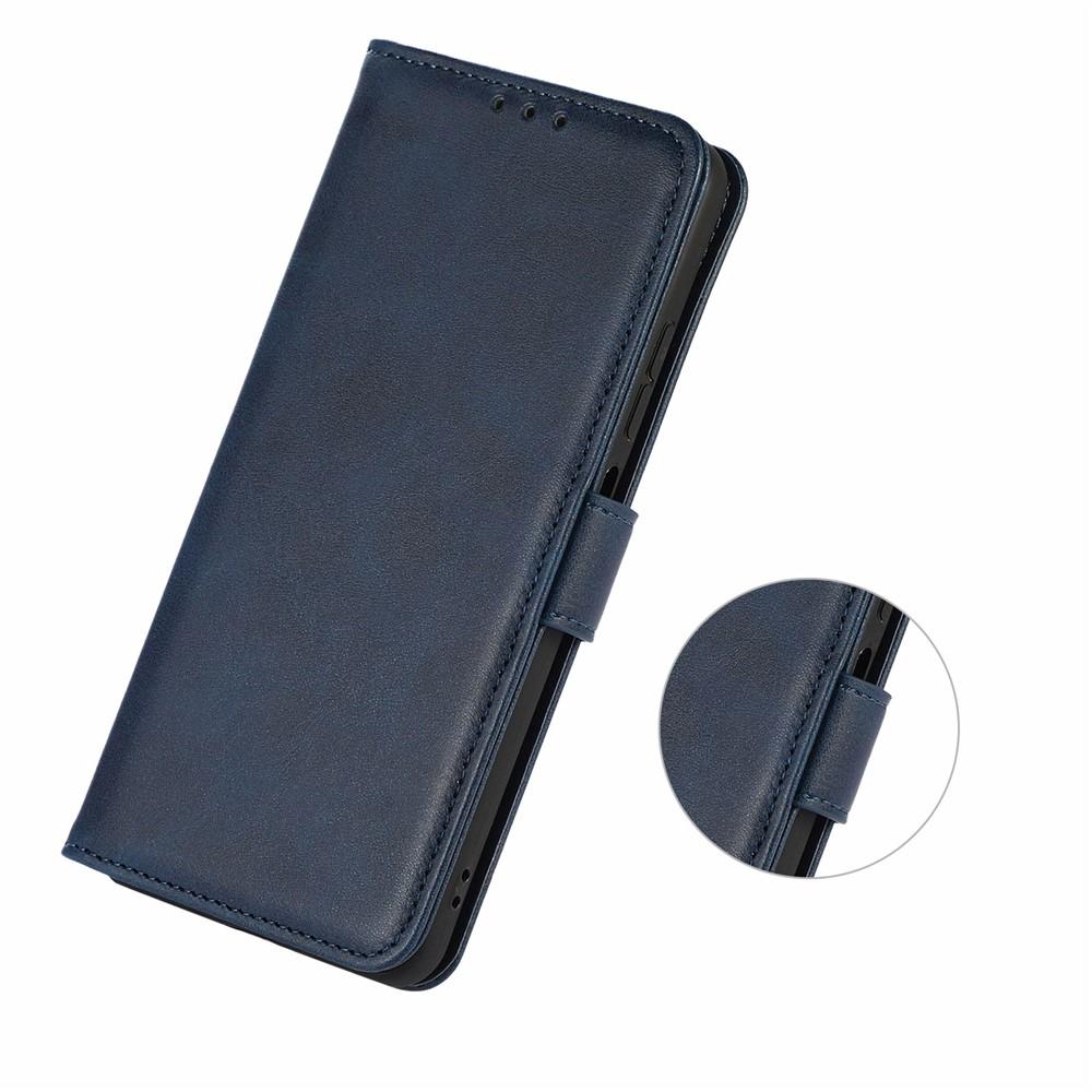 Wallet Case for Edge 70 Fusion+ 5G - Leather/PU, Blue