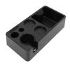 Black Portafilter Stand ABS Material Espresso Organizer Modern Coffee Tamping Station  For Home
