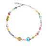 VVV Glass Heart Mix Bead Necklace