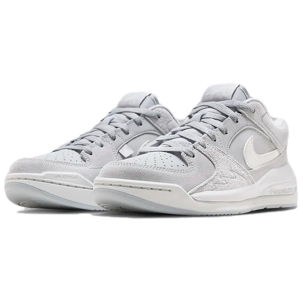 Air Jordan Stadium 90 GS Wolf Grey Kids Sneakers Photon-Dust White Neutral-Grey HF6014-002