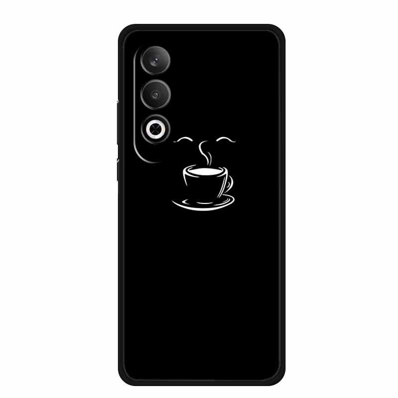 Черный мягкий ТПУ чехол для телефона для OPPO Nord CE 4 и K12 5G