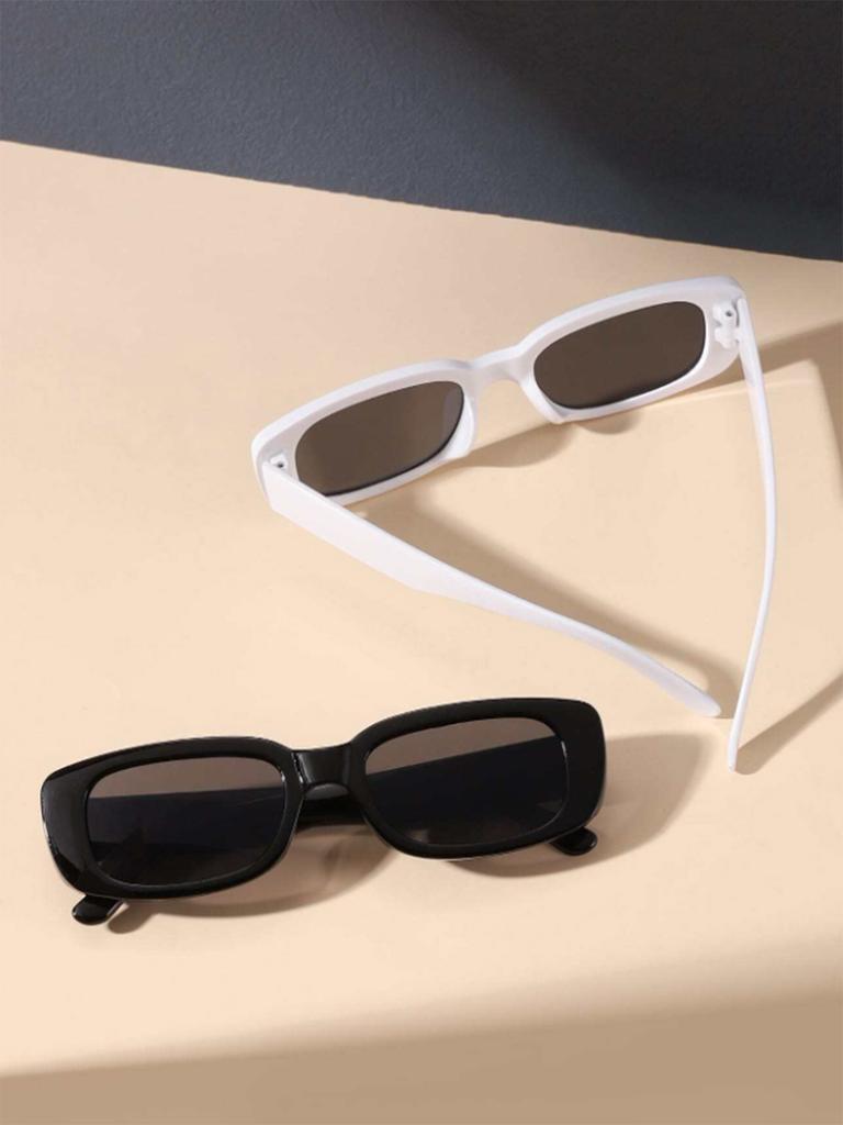 2 шт. женские спортивные очки, винтажные зеркальные солнцезащитные очки «кошачий глаз», ретро-маленькая оправа, очки UV400, модные женские очки для вождения