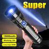 High Power LED Flashlight Super Bright LED Spotlight Long Range Torch Emergency Outdoor With 5 Lighting Modes Zoomable