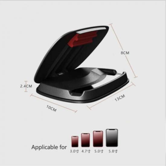 Dashboard GPS Phone Clip Universal Car Mount Phone Holder Stand Black Brackets