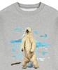 GRAVER [Unisex] Wild Polar Bear Sweatshirt_Gray