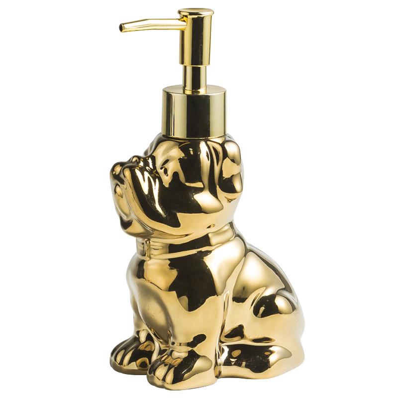 280ml Liquid Soap Dispensers Creative puppy shower gel bottle Toilet ceramic hand sanitizer bottle Press sub bottle lotion