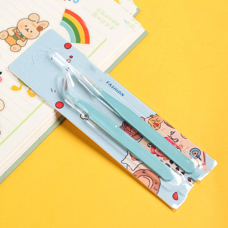 Красочные пинцеты из нержавеющей стали для рукоделия и приготовления макарон