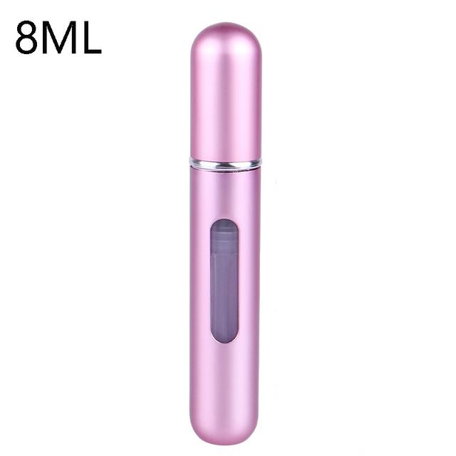 8/5ml Perfume Atomizer Portable Liquid Container For Cosmetics Traveling Mini Aluminum Spray Alcochol Empty Refillable Bottle