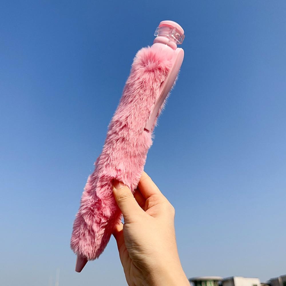 Pink Giant Ballpoint Pen Creative Pressing Pressure Reducing Pen Cute  Plush Pen  Children