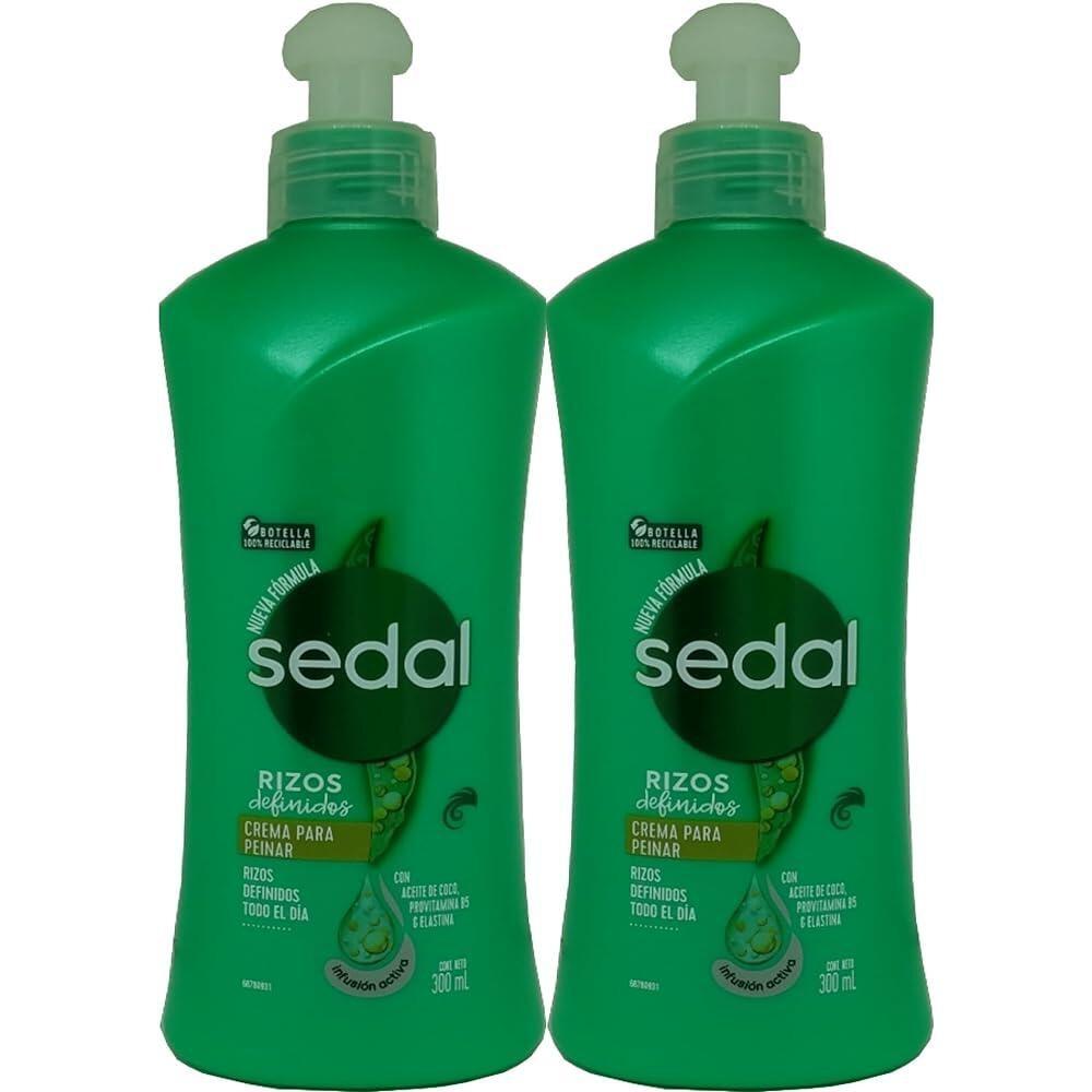 Крем-расческа для укладки кудрявых волос Sedal Curls с кокосовым маслом, провитамином B5, эластином 300 мл 2 шт.