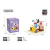 Snoopy Building Blocks Small Particles Micro-scene Assembly Model Toys Street Scene Decoration Collectible Children Holiday Gift