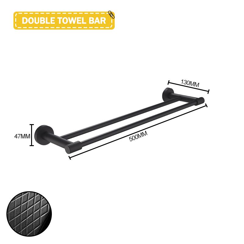 Матово-черный настенный держатель для полотенец из нержавеющей стали, крючок для халата, держатель для бумаги, держатель для туалетной щетки, аксессуары для ванной комнаты