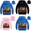 Аниме Толстовка Пять ночей у Фредди Детские толстовки Новая одежда через голову