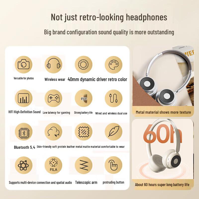 Philips TAH1129 Ретро Беспроводные Накладные Наушники