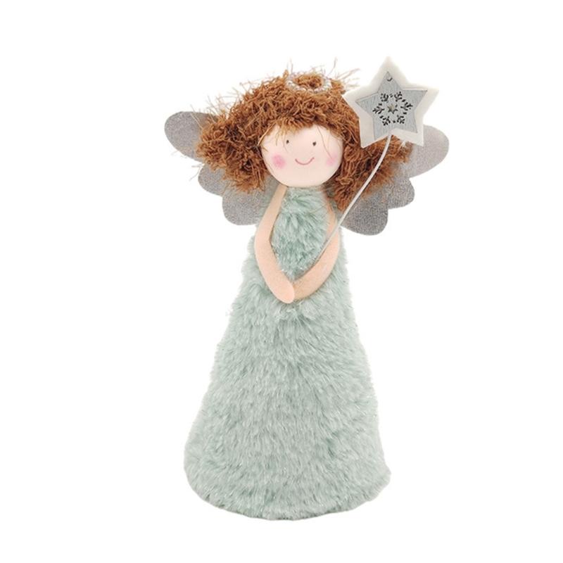 Фигурка-украшение AngelGirl АнгелДевочка Стоящая Верхушка на елку Украшение для праздника