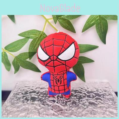 Плюшевая игрушка Marvel Avengers Человек-паук Мягкий брелок с дизайном Железного человека и Халка для детей
