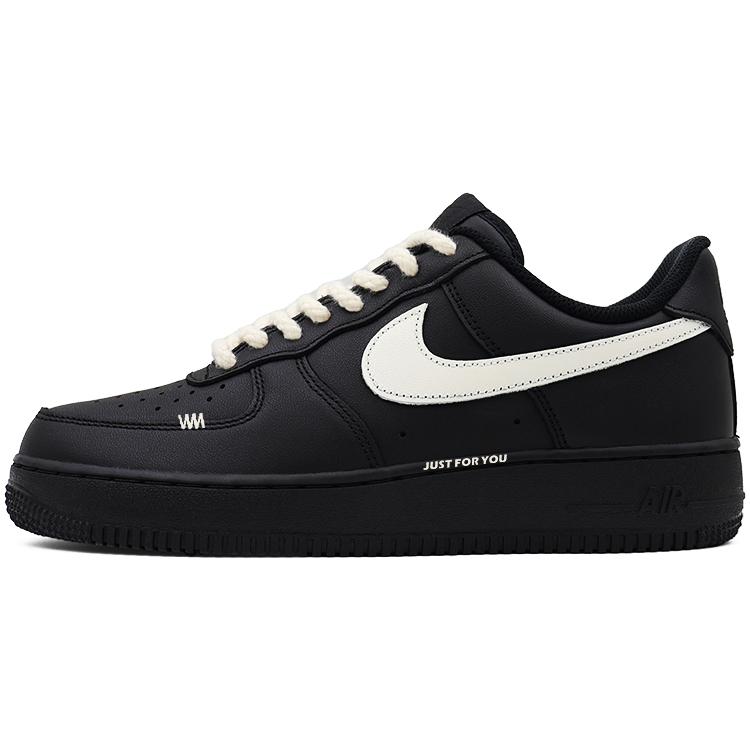 Nike Nike Air Force 1 Нескользящие Устойчивые к истиранию Низкие Скейтбордические кроссовки Унисекс Черный Белый CW2288-001(Команда91- S02)