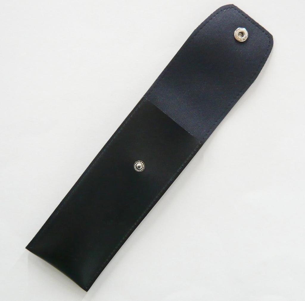 Обложка для мини-блокнота из переработанной коровьей кожи цвета мокко с круглым футляром для ручки с кнопками, черный Набор тонких шариковых ручек с вращающейся головкой, синий LS022PM-BRSB-PD04-L