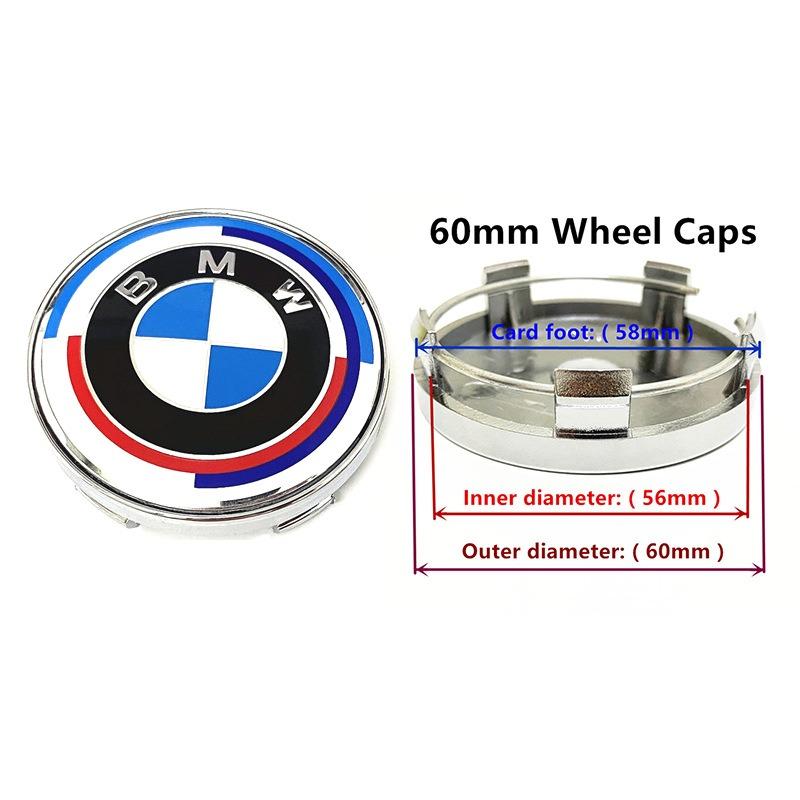 NAZF2 Wheel Center Cover Car Hood Front Rear Trunk Emblem Badge For BMW E36 E46 E53 E90 E60 E93 E87 G01 G20 E30 X1 X3 X5 X6 X7 F30 F20