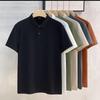 Men's Unisex Short Sleeve Polo Shirt - Casual Summer Lapel T-Shirt, Solid Color Workwear 