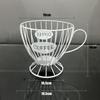 Hollow Coffee Display Basket Metal Wire Coffee Pod Storage Stand Coffee Capsule Holder  Kitchen