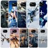 Чехол для телефона Xiaomi Poco F7 Ultra X7 X6 X5 Pro M7, Redmi 15 15C 13 13C 12 12C 10 10C, с рисунком самолета, прохладный, мягкий, печать Sh