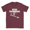 Erika VikUnisex Ich Komme T Shirt for Unisex Cotton Casual TShirts Round Neck Eurovisions   Tees Short Sleeve Tops New Arrival