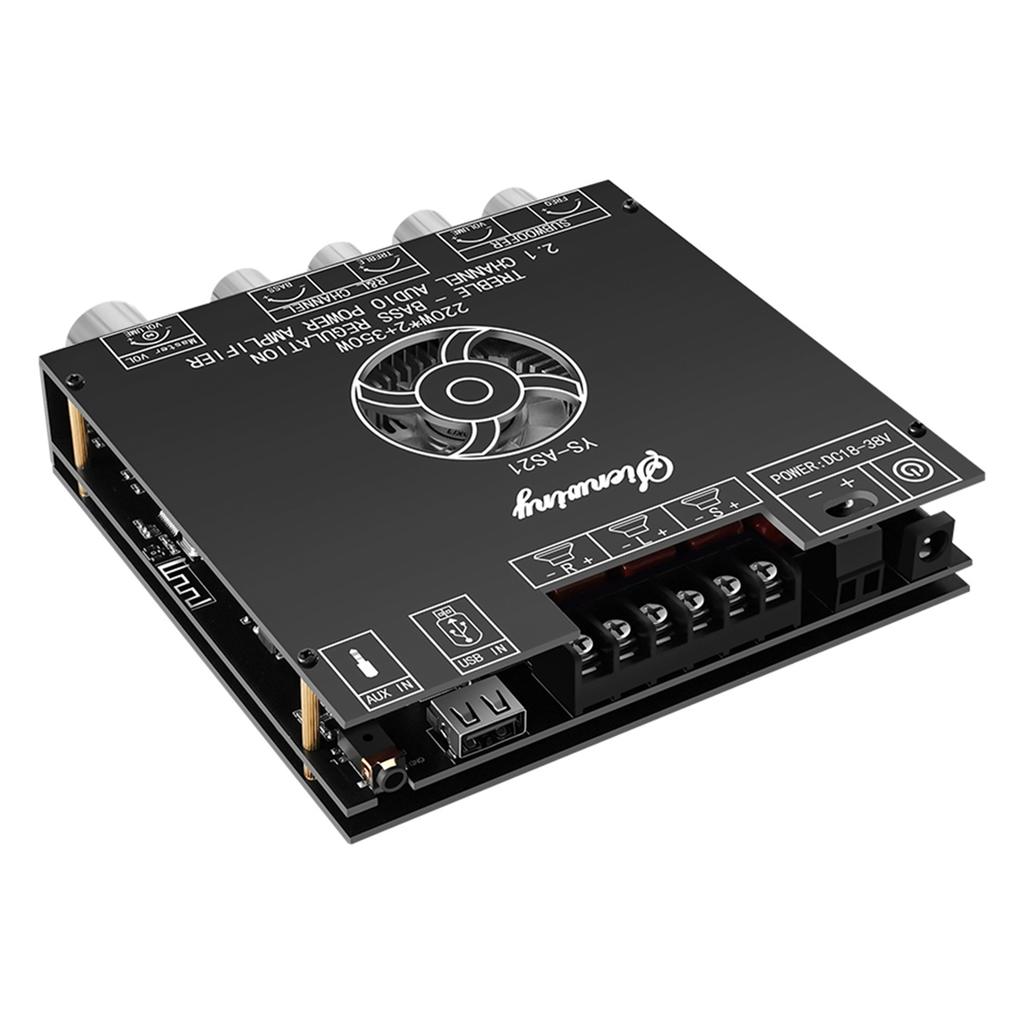 YS-AS21 2x220 Вт+350 Вт 2.1-канальная цифровая плата усилителя мощности TPA3255 Сабвуфер