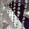 Romantic Hanging Clear Acrylic Bead Garland Wedding Supplies