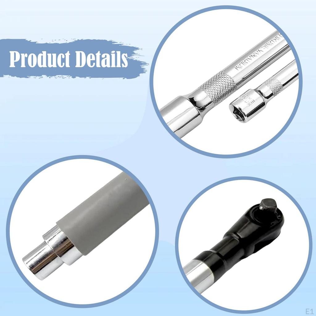 1/2" Offset Extension Wrench Impact Extend for Electric Drill Handyman Heavy Duty DIY Garage