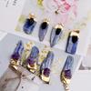 Crystal Jewelry Necklace With Natural Blue Quartz Pendant For Accessories And Style