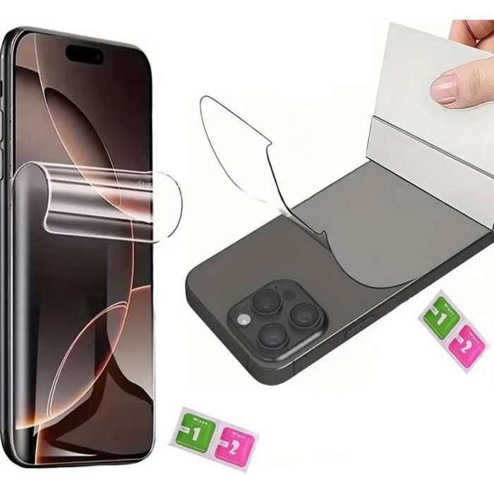 Film de protection - AILIKA - Iphone 12 Mini - Hydrogel double face - Ultra fin - Transparent